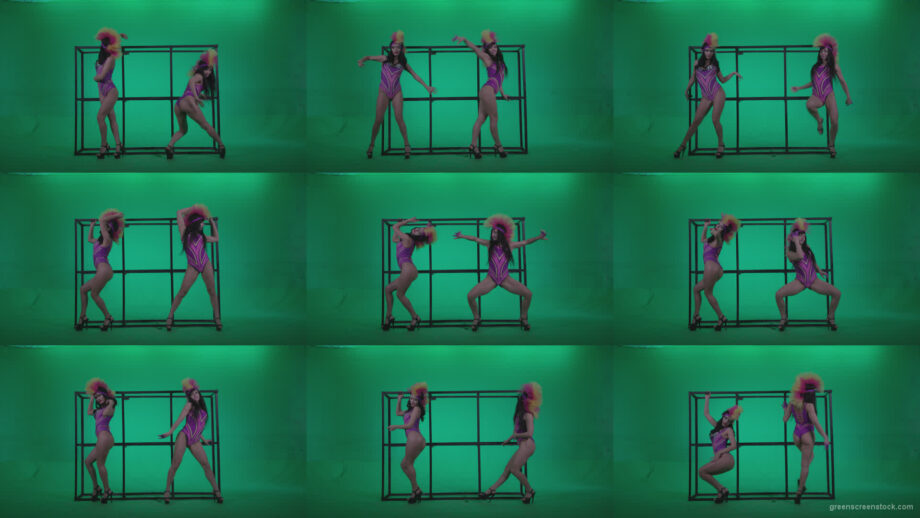 Go-go-Dancer-Carnaval-v1-Green-Screen-Video-Footage Green Screen Stock