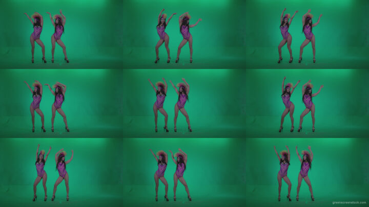 Go-go-Dancer-Carnaval-v8-Green-Screen-Video-Footage Green Screen Stock