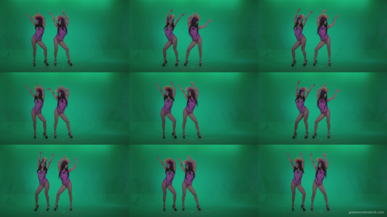 Go-go-Dancer-Carnaval-v8-Green-Screen-Video-Footage Green Screen Stock