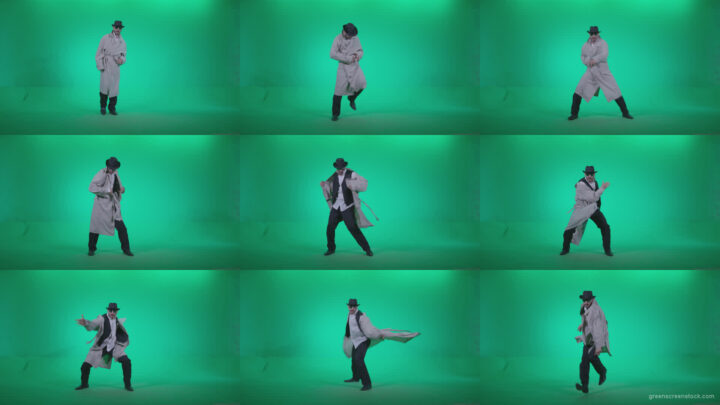 Go-go-Dancer-Detective-d3 Green Screen Stock