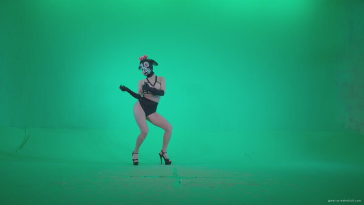 vj video background Go-go-Dancer-Latex-Mikki-x8-Green-Screen-Video-Footage_003