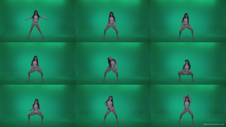 Go-go-Dancer-LiLu-e4-Green-Screen-Video-Footage Green Screen Stock