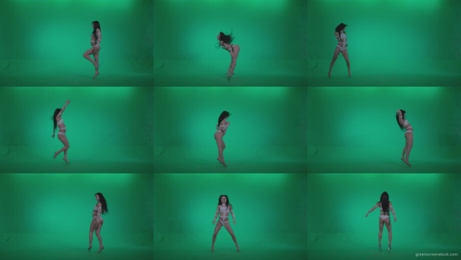 Go-go-Dancer-LiLu-e6-Green-Screen-Video-Footage Green Screen Stock