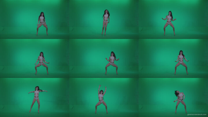 Go-go-Dancer-LiLu-e7-Green-Screen-Video-Footage Green Screen Stock