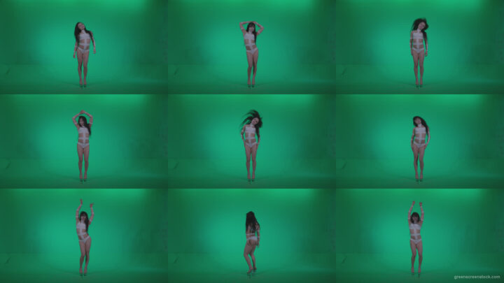 Go-go-Dancer-LiLu-e9-Green-Screen-Video-Footage Green Screen Stock