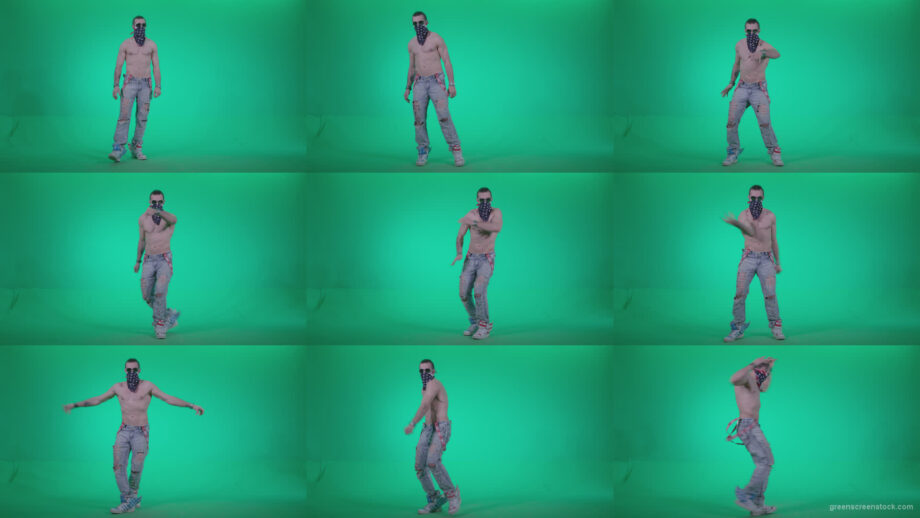 Go-go-Dancer-USA-f1 Green Screen Stock