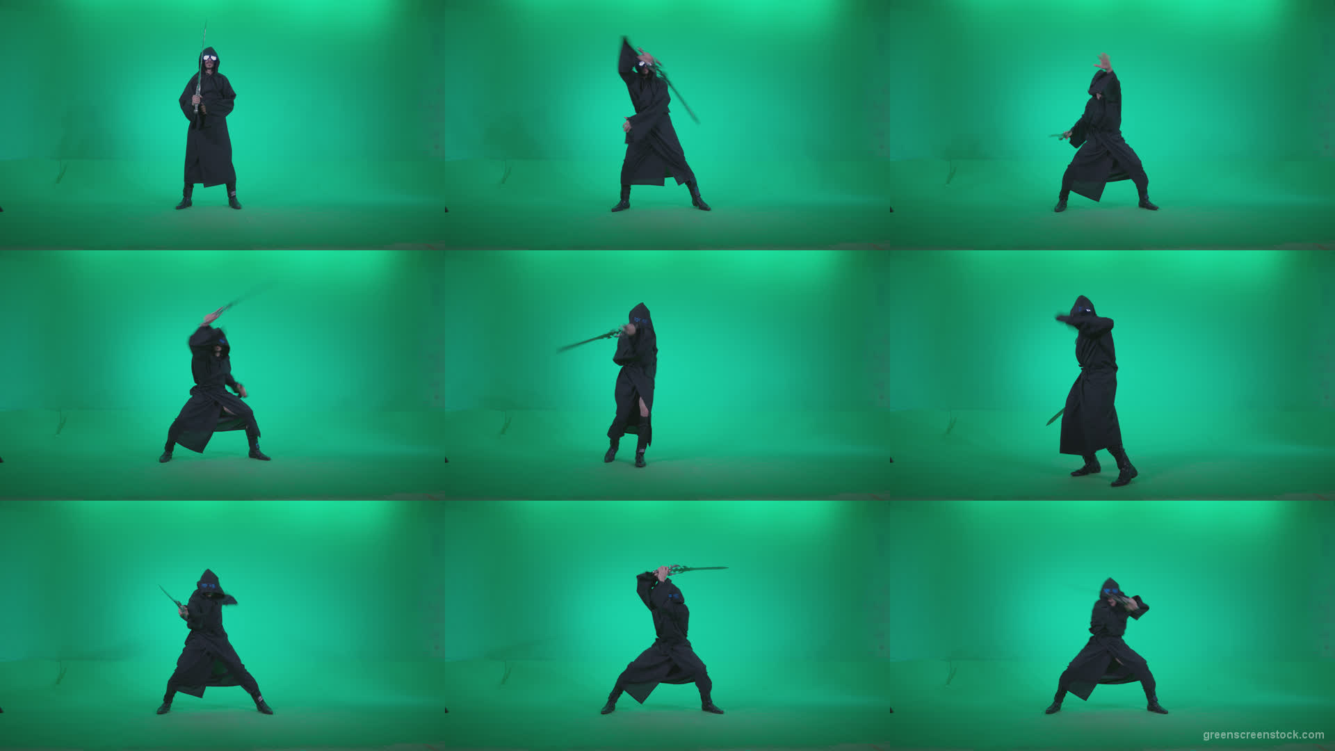 Go-go-Dancer-Warrior-w1 Green Screen Stock