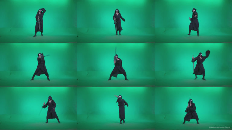 Go-go-Dancer-Warrior-w4 Green Screen Stock