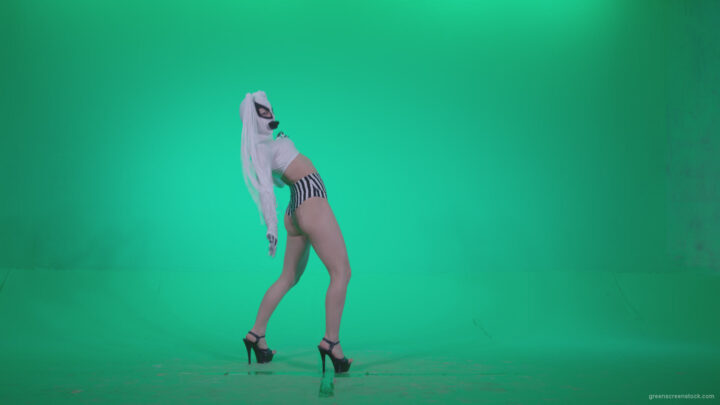 vj video background Go-go-Dancer-with-Latex-Top-t5-Green-Screen-Video-Footage_003