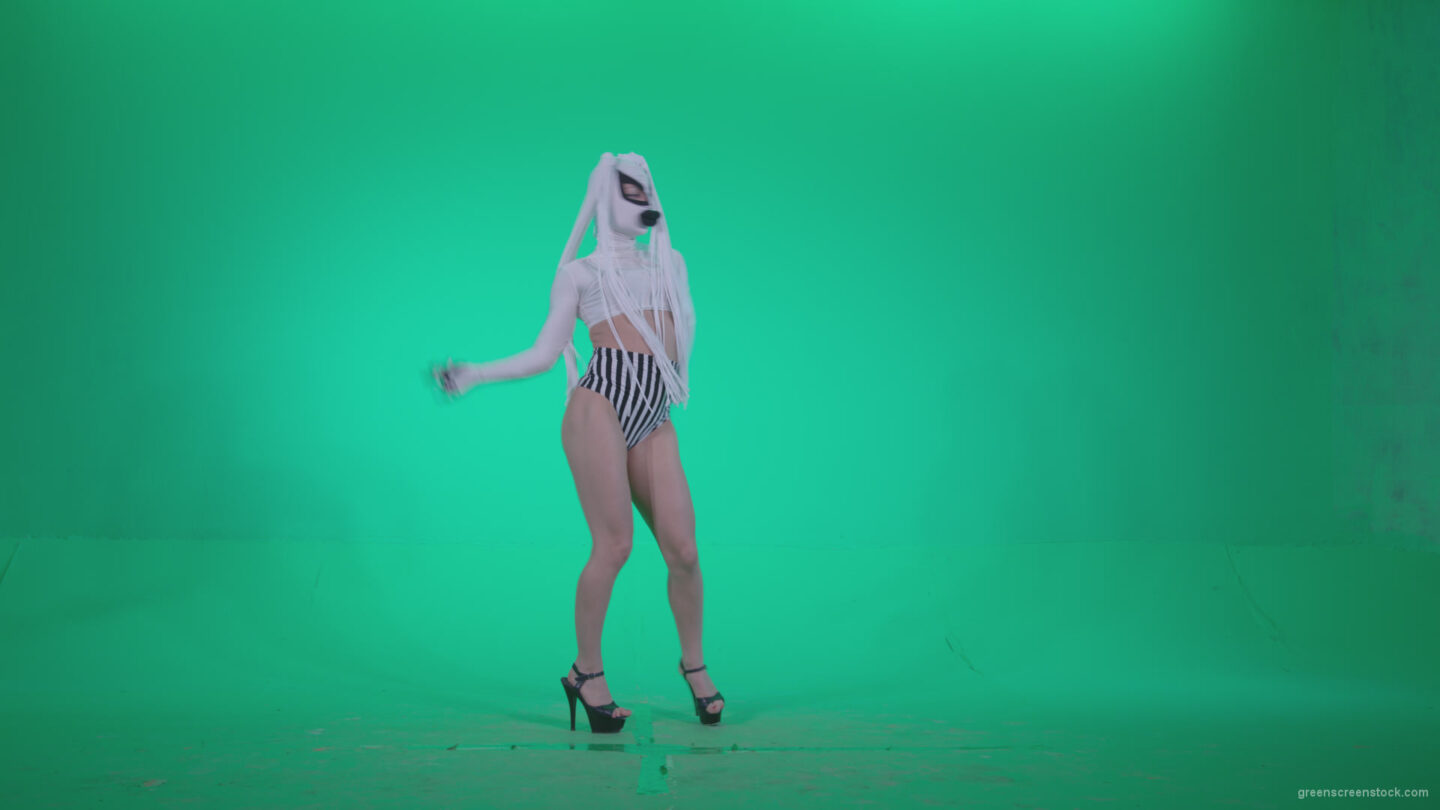 vj video background Go-go-Dancer-with-Latex-Top-t6-Green-Screen-Video-Footage_003