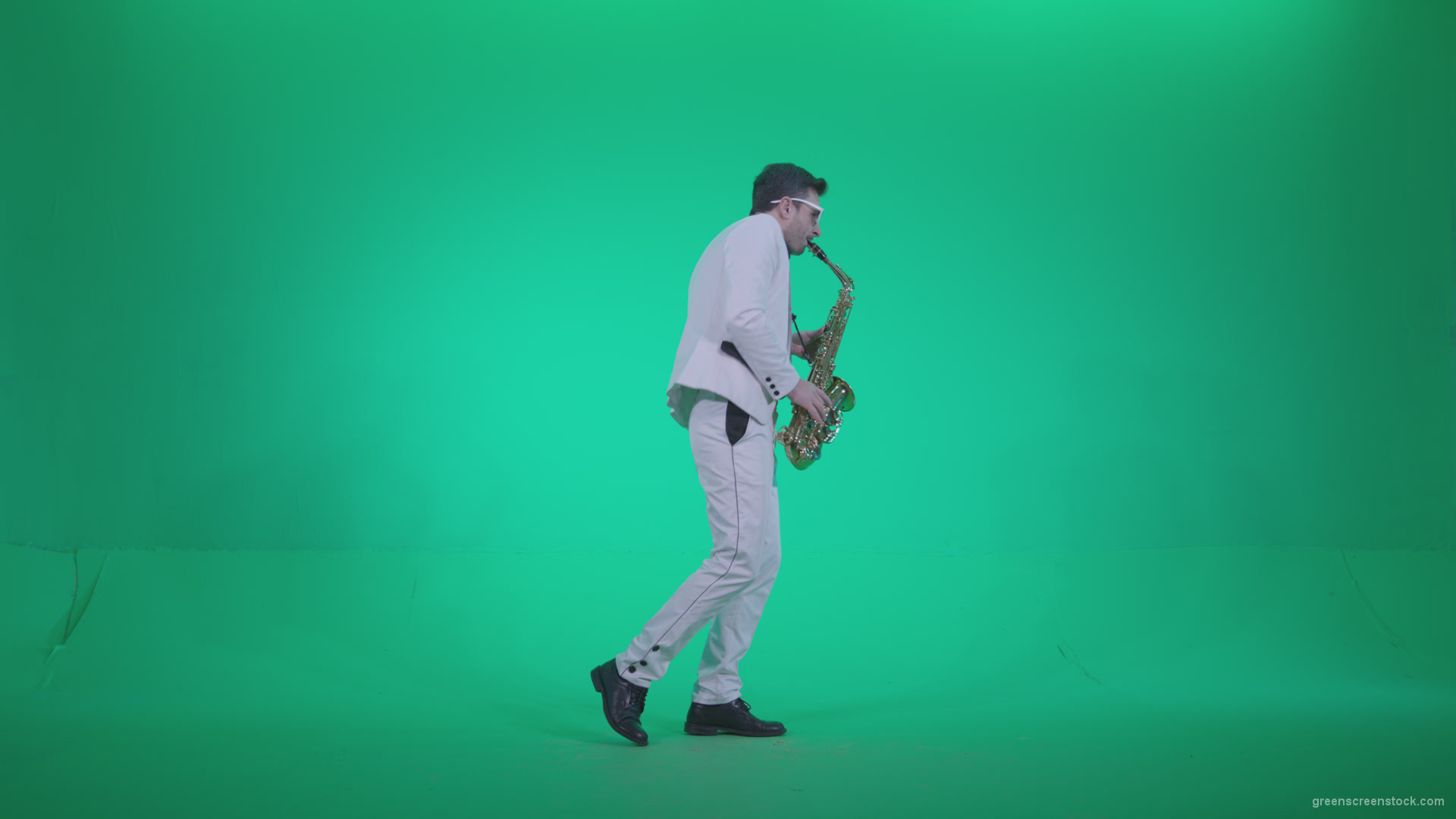 Saxophone-Virtuoso-Performer-s2_002 Green Screen Stock