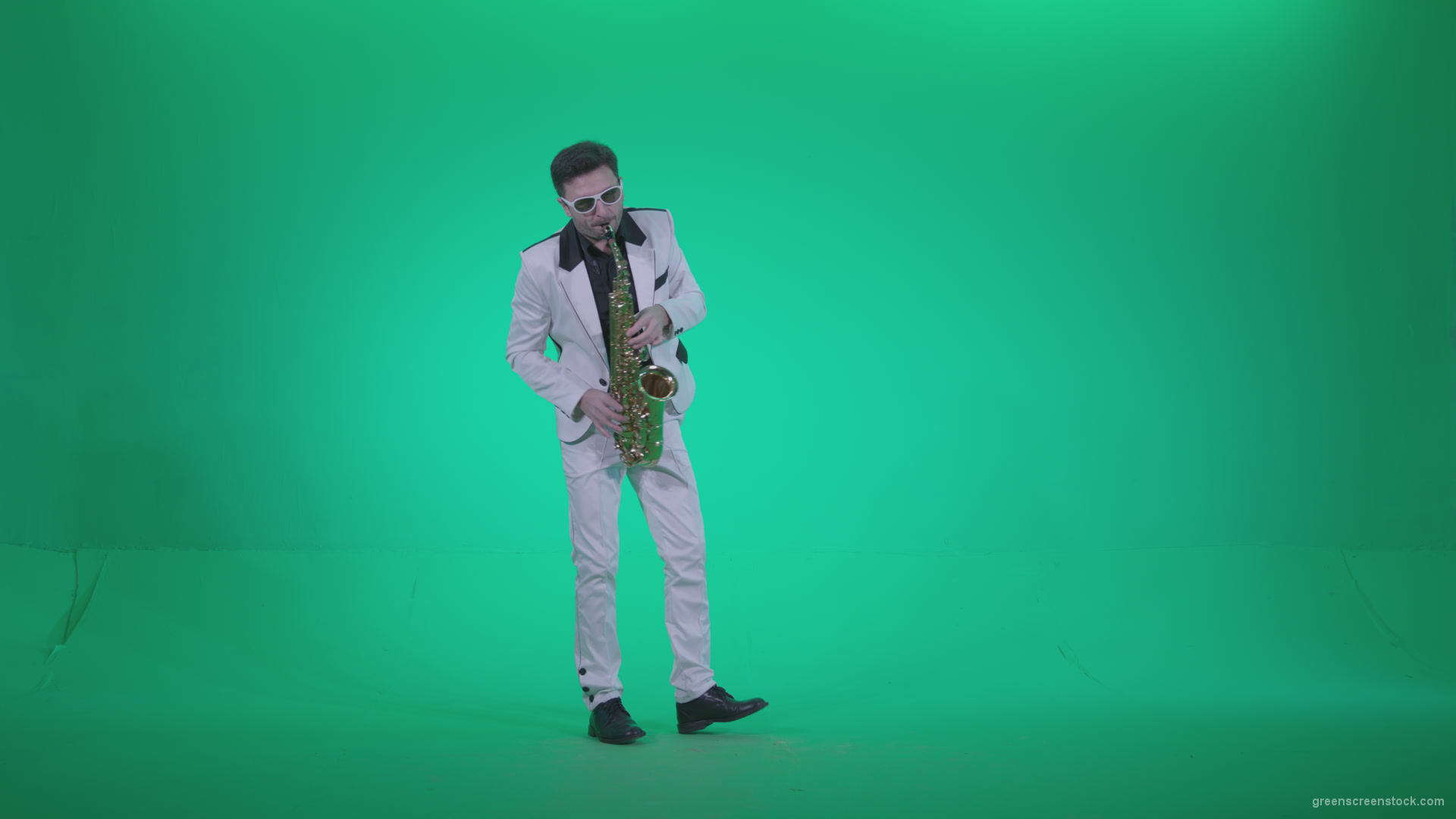 Saxophone-Virtuoso-Performer-s2_008 Green Screen Stock