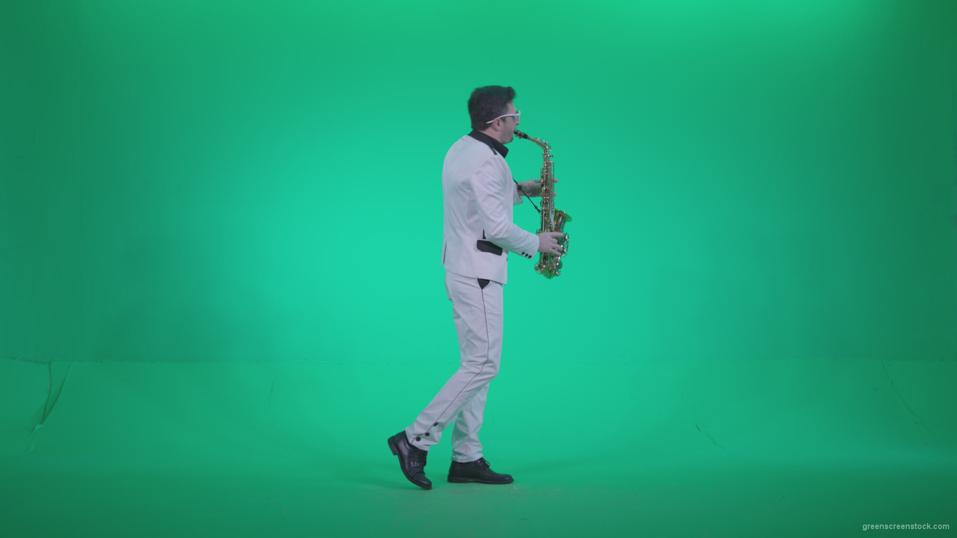 Saxophone-Virtuoso-Performer-s2_009 Green Screen Stock
