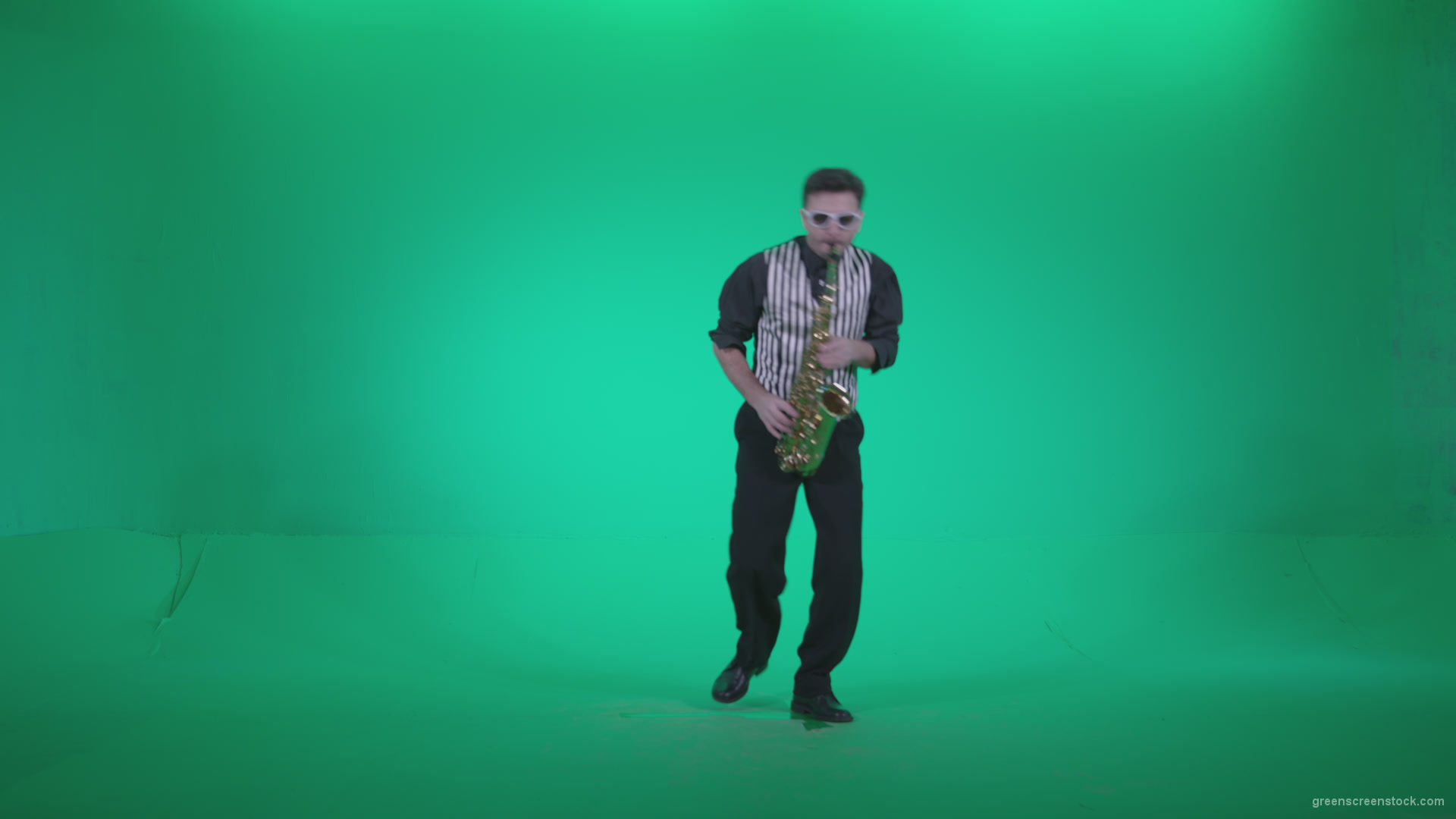 Saxophone-Virtuoso-Performer-s4_004 Green Screen Stock