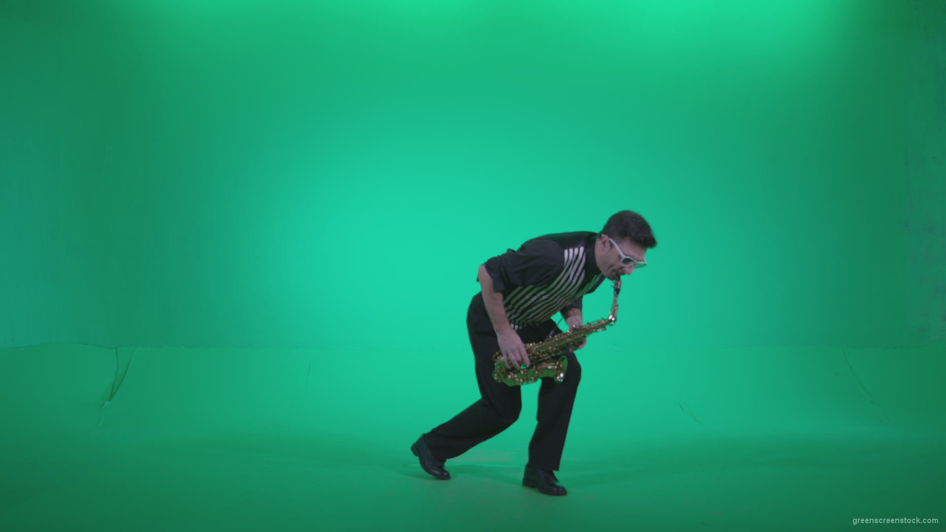 Saxophone-Virtuoso-Performer-s4_006 Green Screen Stock
