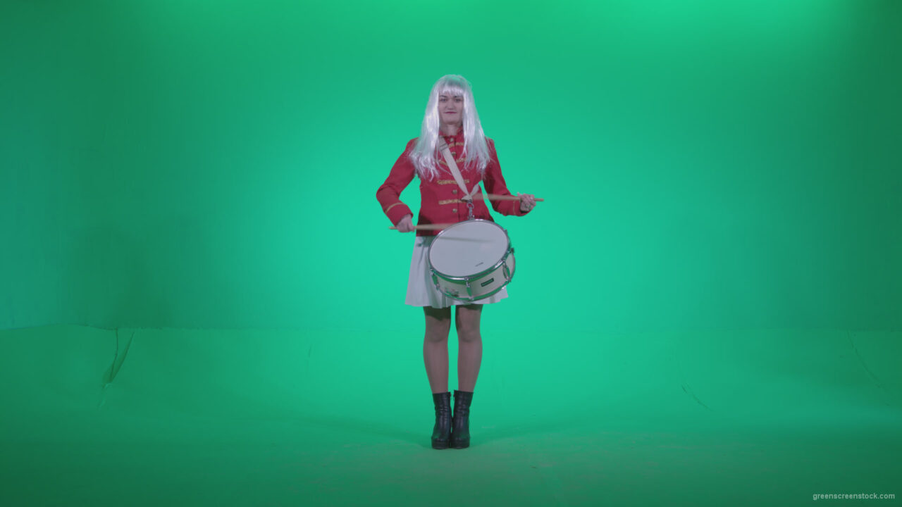 vj video background Snare-Drumming-girl-with-white-haire-z1_003