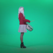 vj video background Snare-Drumming-girl-with-white-haire-z3_003