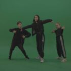 hip hop dancing kid green screen video footage