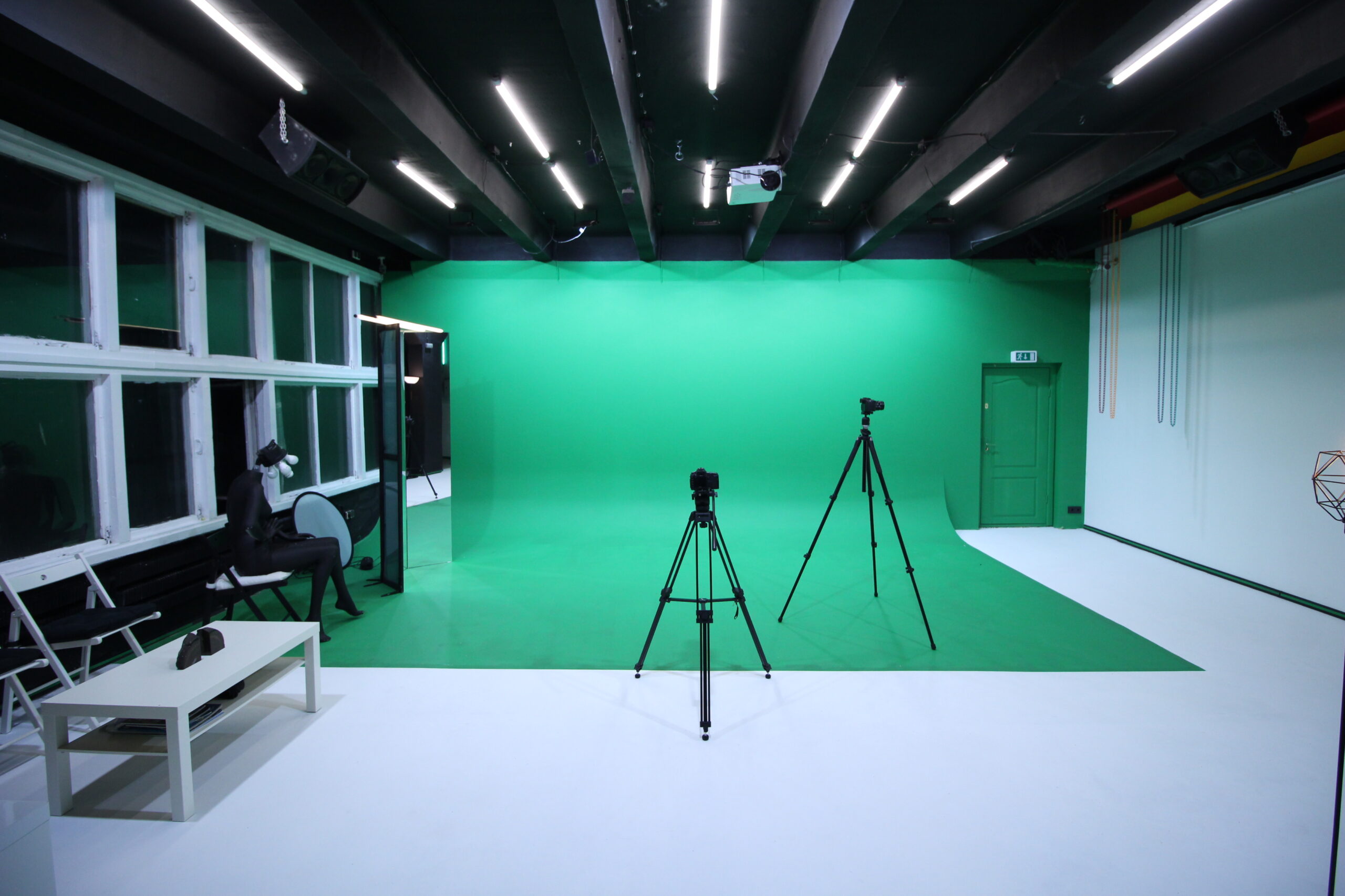 chroma key video production studio