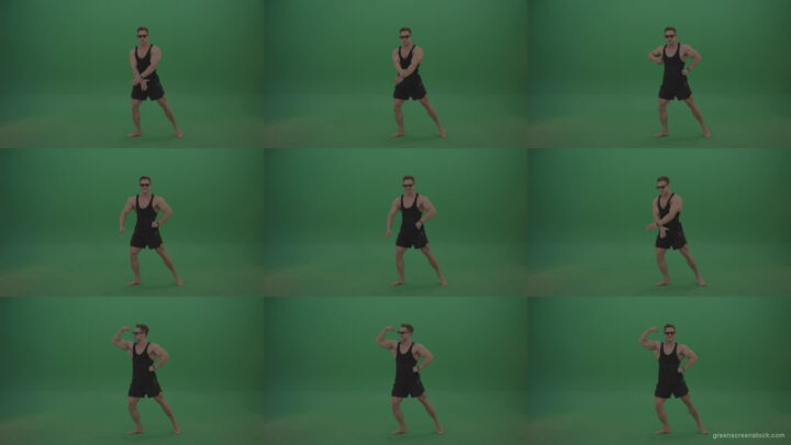 Green-Screen-Bodybuilder-fitness-trainer-show-muscules-on-green-background-3 Green Screen Stock