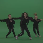 vj video background Hip-Hop-Dancer-Team-Green-Screen-Stock-3_003