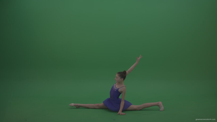 vj video background Cute_Athletic_Gymnast_Performing_Awesome_Split_Technique_Spin_Combination_With_Back_Handspring_On_Green_Screen_Chroma_Key_Wall_Background_003