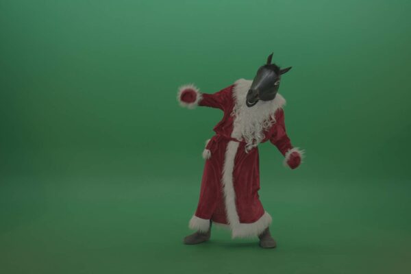 Santa Claus green screen video footage