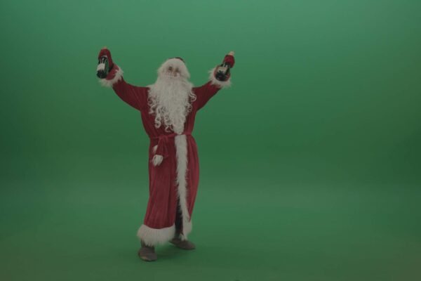 Santa Claus green screen video footage