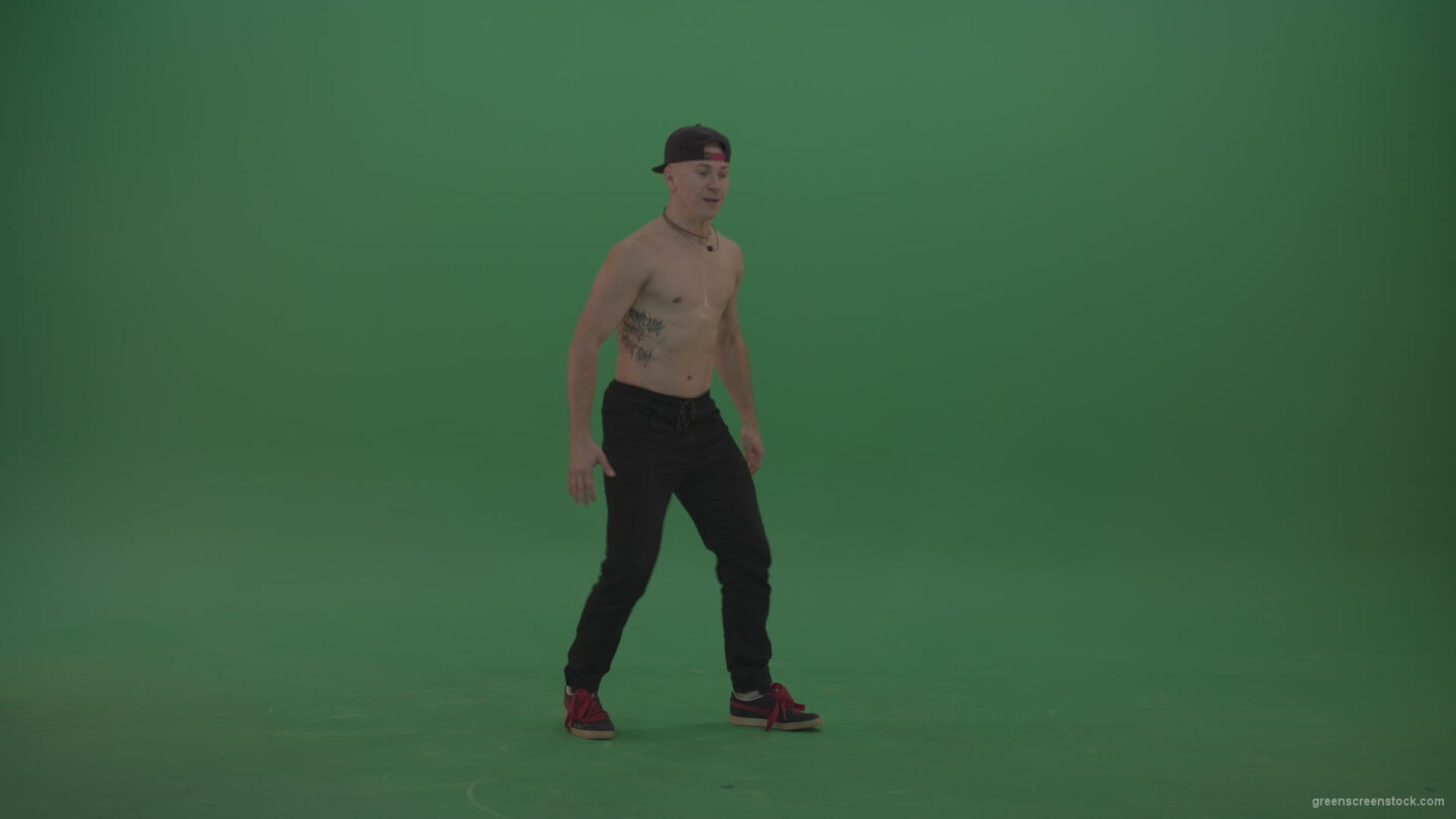 vj video background Green-Screen-naked-boy-dancing-on-green-background_003