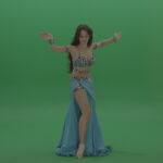 vj video background Awesome-belly-dancer-in-blue-wear-display-amazing-dance-moves-over-chromakey-background_003