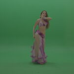 vj video background Beautiful-belly-dancer-display-amazing-dance-moves-over-chromakey-background_003