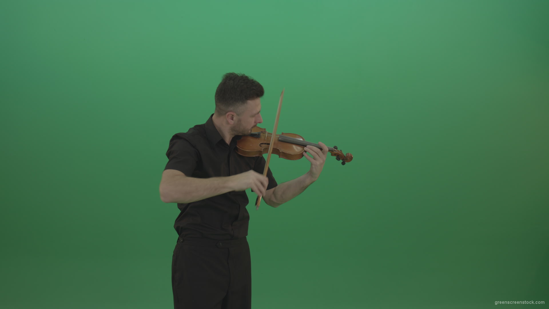 Green-Screen-People-Man-playing-violin-fiddle-strings-music-instument-in-fast-emotional-style-isolated-green-screen_008 Green Screen Stock