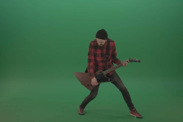 Green-Screen-Punk-Rock-Guitarist-Video-Footage