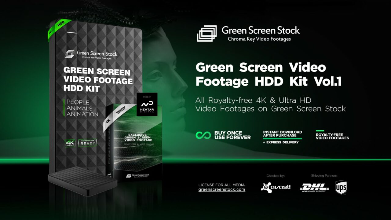 HDD Green Screen VIdeo Footage Kit-min