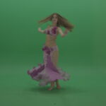 vj video background Sightly-belly-dancer-in-pink-wear-display-amazing-dance-moves-over-chromakey-background_003