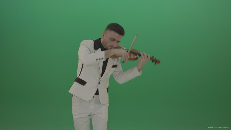 vj video background Violin-music-instrument-play-by-jazz-man-in-white-costume_003
