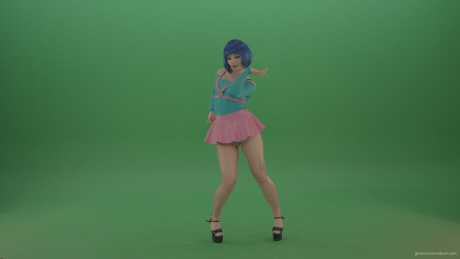 vj video background Beauty-sexy-girl-dancing-strip-go-go-dance-on-green-screen_003