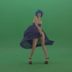 vj video background Full-size-erotic-young-girl-dancing-go-go-with-blue-dress-curtain-on-green-screen-1_003
