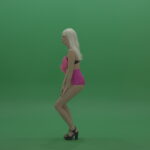 vj video background Gogo-dancer-in-pink-displays-amazing-dance-skills-over-chromakey-background_003