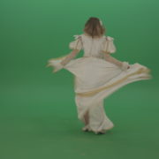 vj video background Princess-dances-twisting-around-the-circle-isolated-on-chromakey-background_003