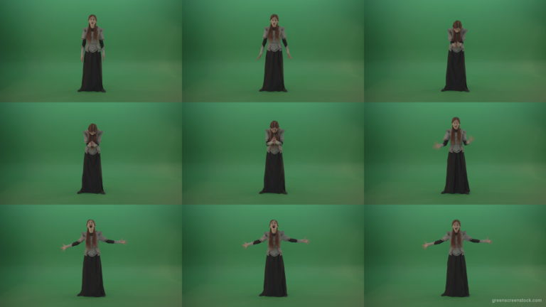 Witch-is-charged-with-energy-and-shoots-ultrasound-wave Green Screen Stock