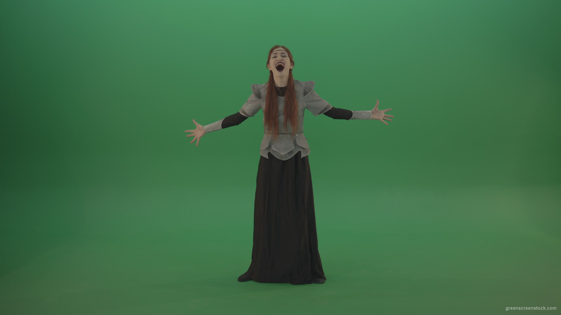 Witch-is-charged-with-energy-and-shoots-ultrasound-wave_007 Green Screen Stock