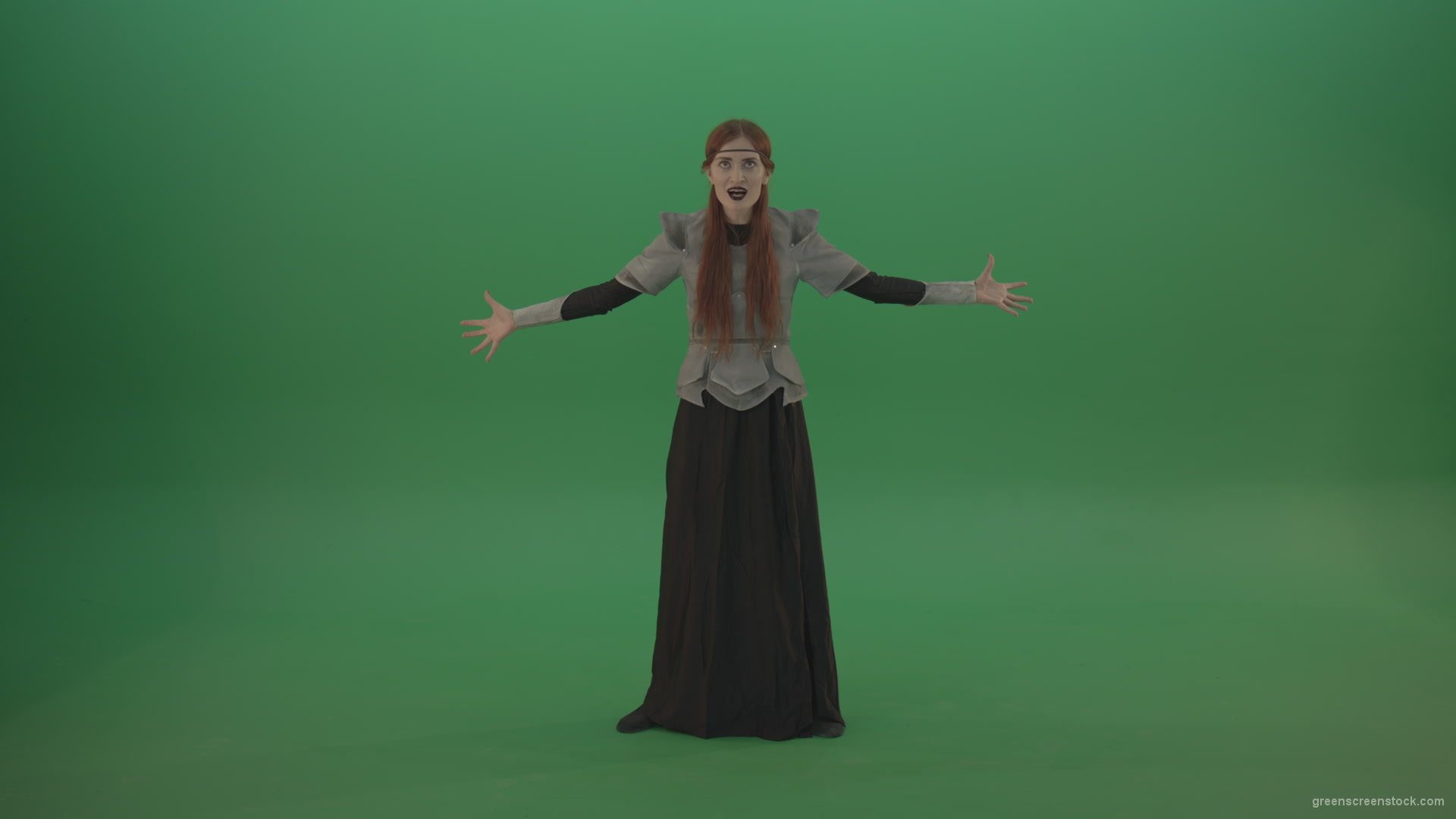 Witch-is-charged-with-energy-and-shoots-ultrasound-wave_009 Green Screen Stock