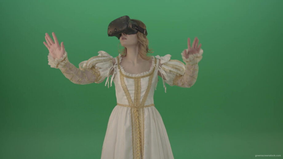 vj video background Girl-in-3-in-virtual-reality-has-swallowed-up-in-another-three-dimensional-world-isolated-on-green-screen-1920_003