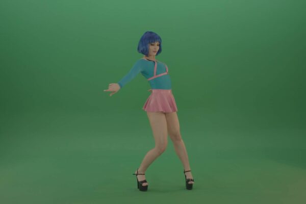 Green-Screen-Posing-Models-Girls-Video-Footage-4K