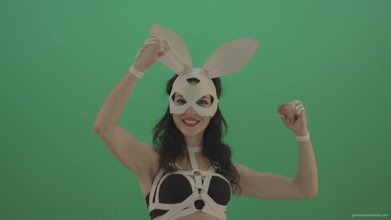 vj video background Kombat-Beat-Fist-by-Bunny-Rabbit-Girl-over-Green-Screen-1920_003