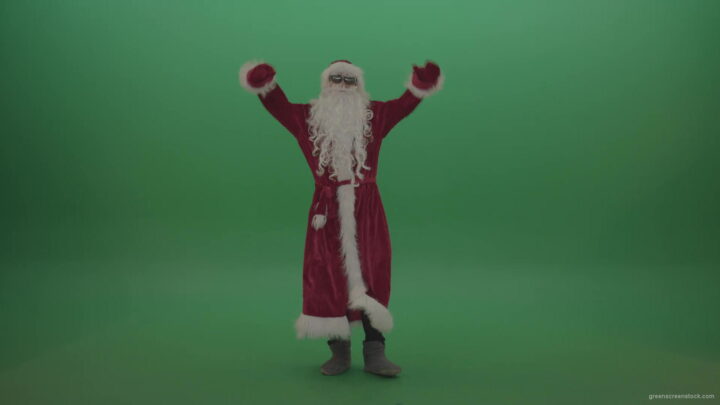 vj video background Santa-with-much-swagger-over-the-green-screen-background-1920_003