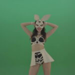 vj video background White-Rabbit-Girl-sexy-posing-dancing-in-bunny-style-over-Green-Screen-1920_003