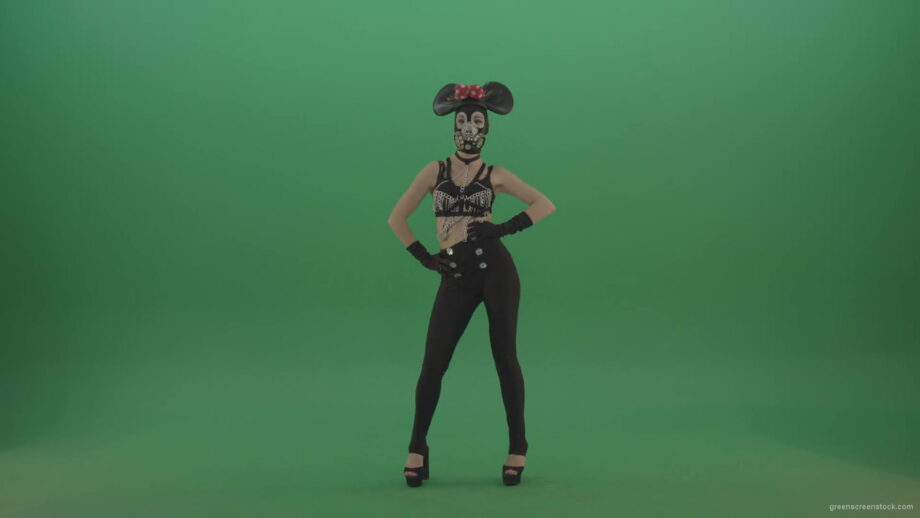 vj video background Full-size-strip-girl-in-mouse-costume-and-mask-shaking-ass-and-dancing-on-green-screen-1920_003