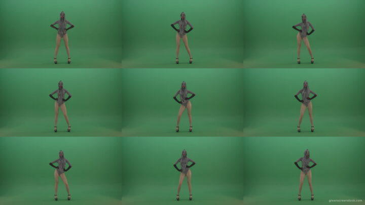 Ass-shake-beats-by-edm-go-go-girl-dance-isolated-on-green-screen-1920 Green Screen Stock